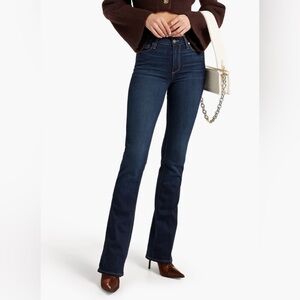 PAIGE Women's High Rise Jeans - Dark Blue